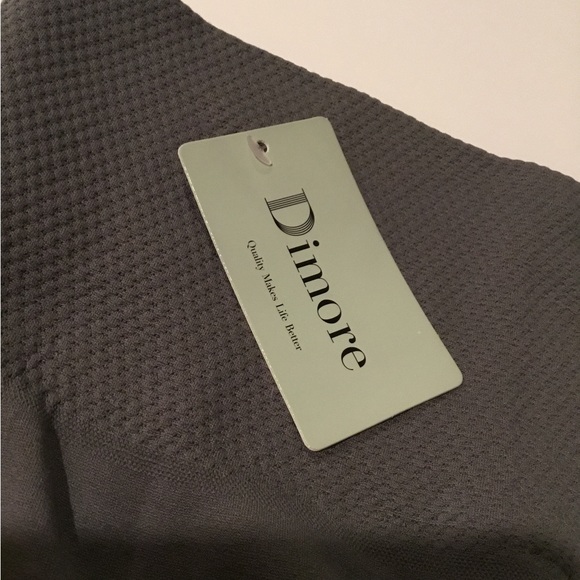 Dimore women gray Leggings. One size. New - Picture 3 of 3
